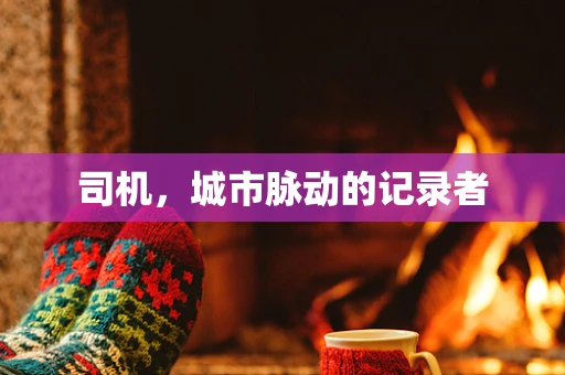 司机，城市脉动的记录者