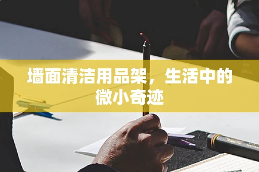 墙面清洁用品架，生活中的微小奇迹