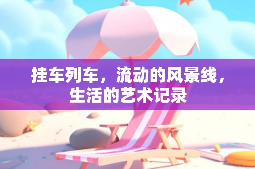 挂车列车，流动的风景线，生活的艺术记录