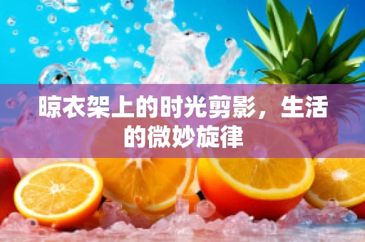 晾衣架上的时光剪影，生活的微妙旋律