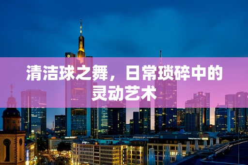 清洁球之舞，日常琐碎中的灵动艺术