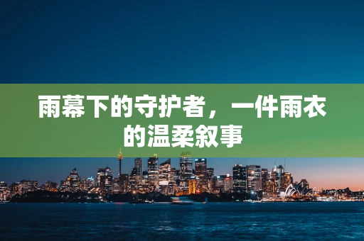 雨幕下的守护者，一件雨衣的温柔叙事