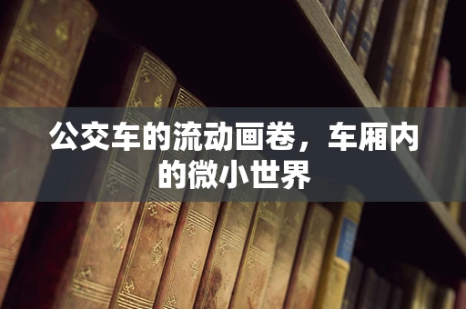 公交车的流动画卷，车厢内的微小世界