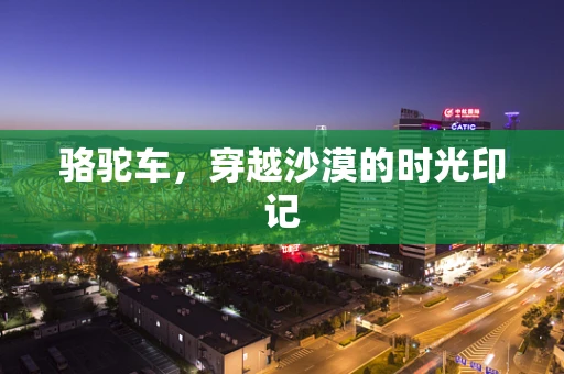 骆驼车，穿越沙漠的时光印记