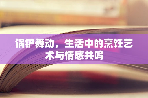 锅铲舞动，生活中的烹饪艺术与情感共鸣