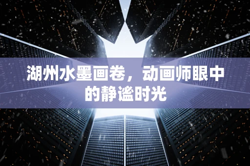 湖州水墨画卷，动画师眼中的静谧时光