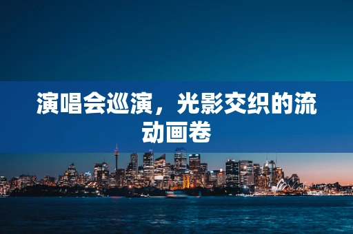 演唱会巡演，光影交织的流动画卷