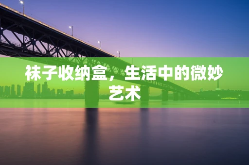 袜子收纳盒，生活中的微妙艺术