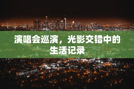 演唱会巡演，光影交错中的生活记录