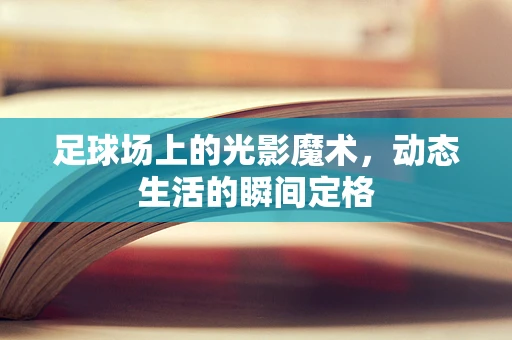 足球场上的光影魔术，动态生活的瞬间定格