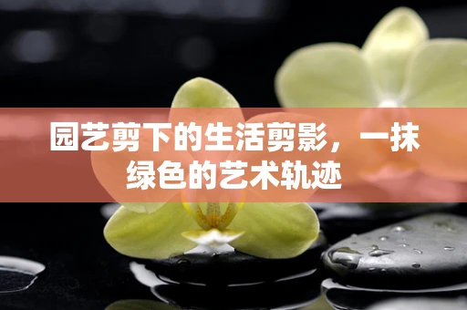 园艺剪下的生活剪影，一抹绿色的艺术轨迹
