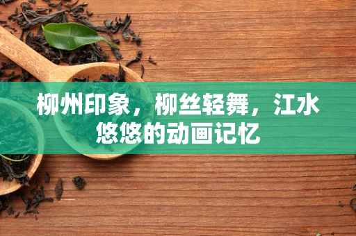 柳州印象，柳丝轻舞，江水悠悠的动画记忆