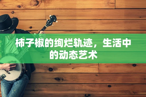 柿子椒的绚烂轨迹，生活中的动态艺术