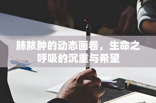 肺脓肿的动态画卷，生命之呼吸的沉重与希望