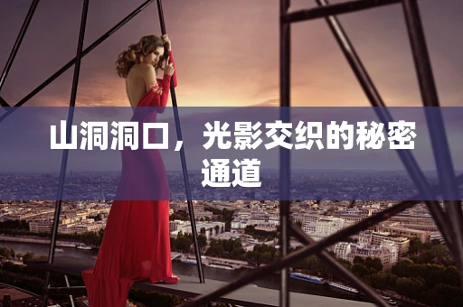 山洞洞口，光影交织的秘密通道