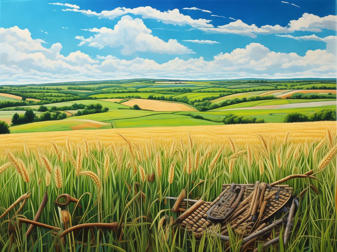 农民代表，在田野上绘就的动态画卷