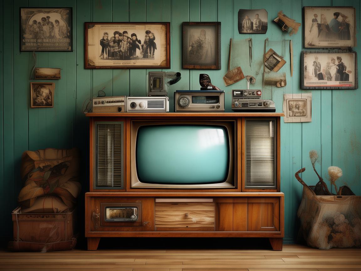 电视柜的时光剪影，生活流动的画卷