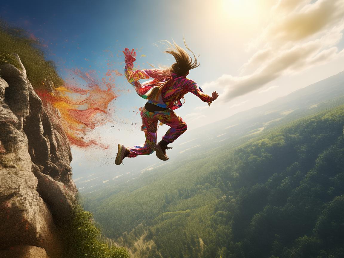 蹦极，跃动生活的极限瞬间