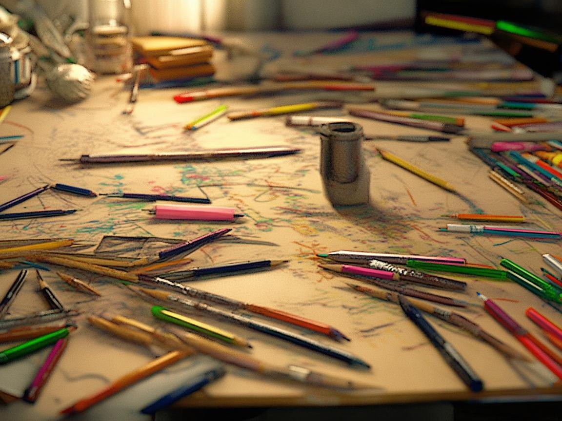 画笔下的生活轨迹，一位动画师画家的日常记录